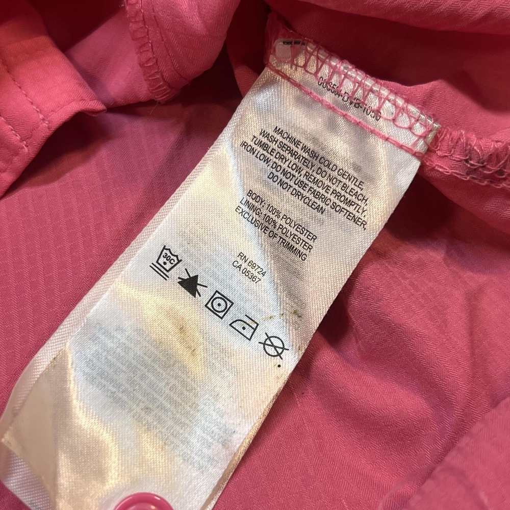 Columbia Shirt Womens 3X Pink Omni-Shade Button Up Long Sleeve Hiking Outdoor - Picture 8 of 11